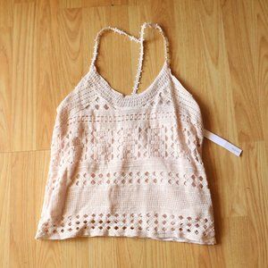 Cute light pink top by Aqua!